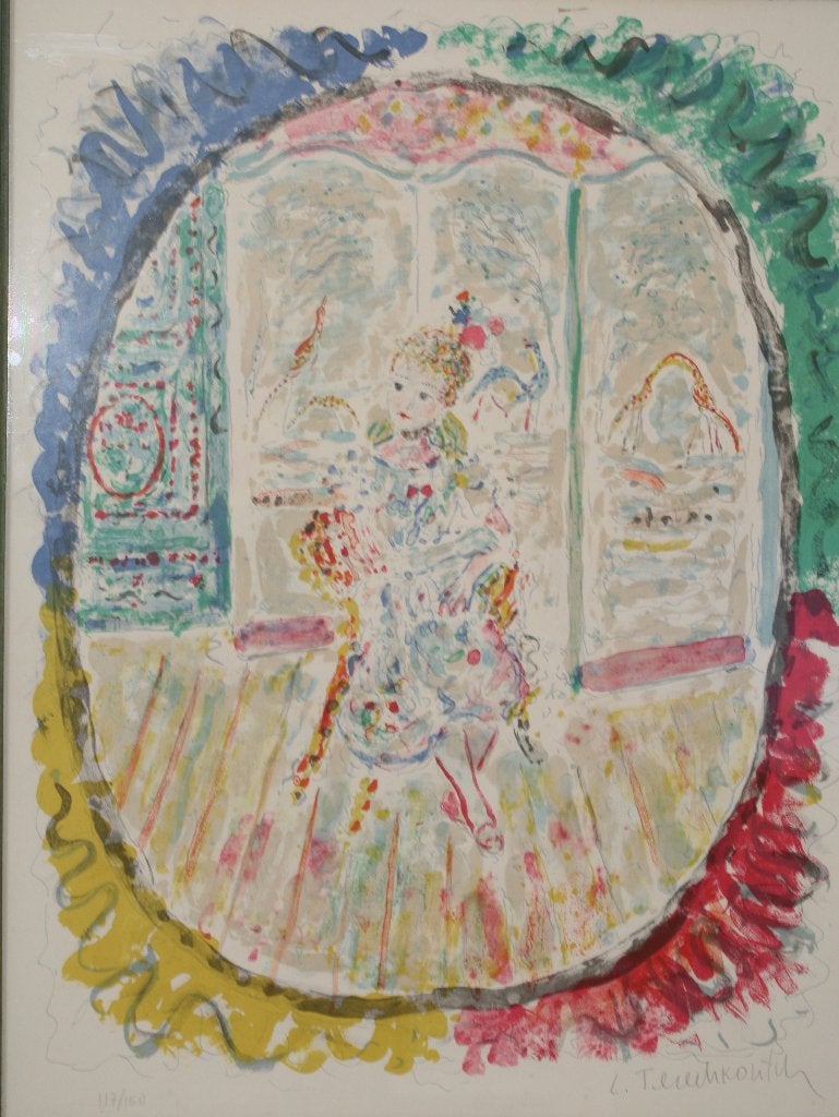 Constantin Terechkovitch - Litho Gesigneerd, Antiek en Kunst, Gesigneerd, Ophalen of Verzenden