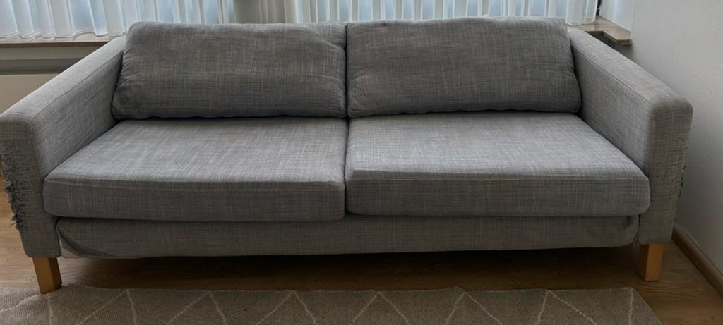 Karlstad ikea comfortabele zitbank, Huis en Inrichting, Ophalen, Gebruikt, Driepersoons, Rechte bank