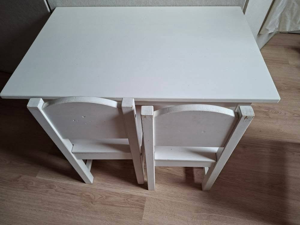 Kindertafeltje en stoeltjes, Kinderen en Baby's, Ophalen, Gebruikt, Tafel(s) en Stoel(en)