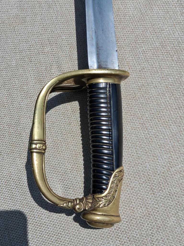 Sabre belge vers 1845, Enlèvement ou Envoi