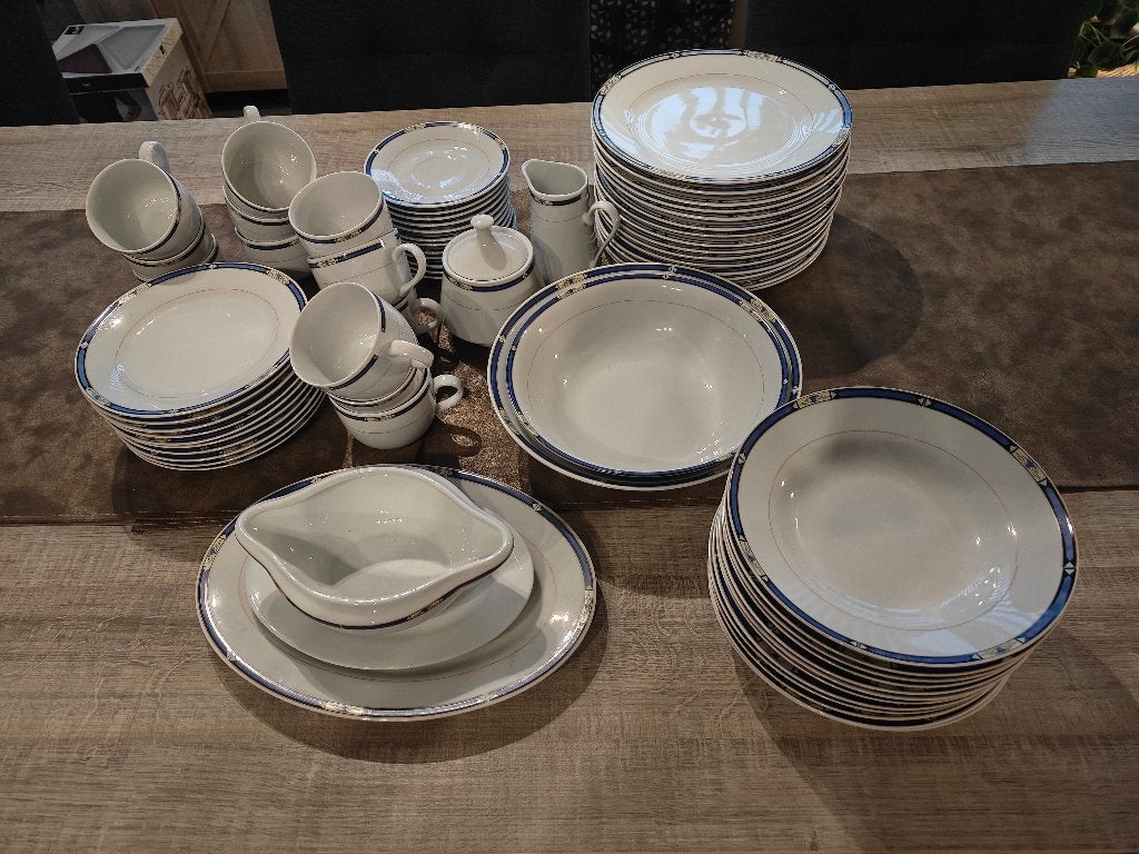 servies, Huis en Inrichting, Ophalen, Gebruikt, Klassiek, Compleet servies