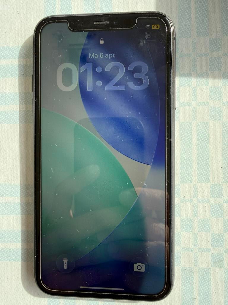 Iphone 11 128GB black batterij 81% incl accessories, Ophalen, 128 GB, Zwart, IPhone 11