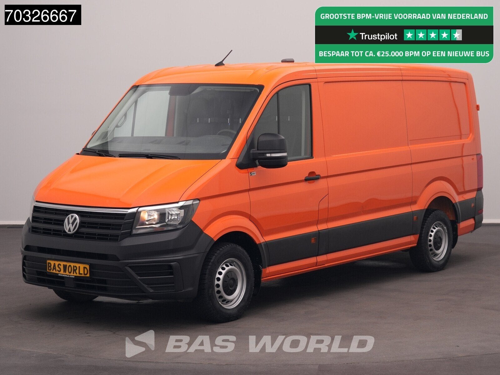 Volkswagen Crafter 102pk Laag Dak L3H2 Werkplaats Airco Euro, Auto's, Bestelwagens en Lichte vracht, 75 kW, Gebruikt, Euro 6, 2000 kg