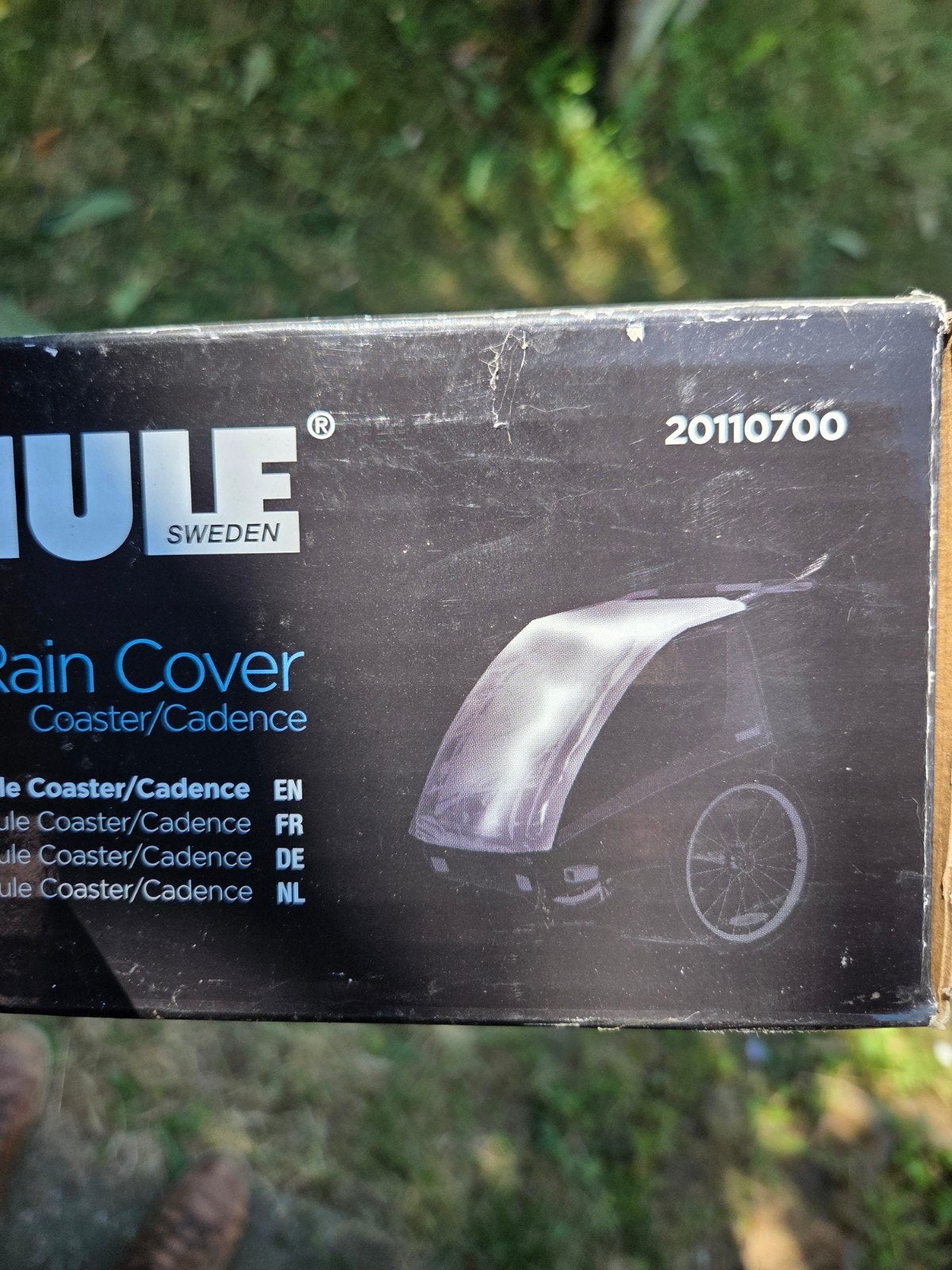 Nieuwe Regenhoes voor thule fietskar, Vélos & Vélomoteurs, Enlèvement, Neuf, Thule
