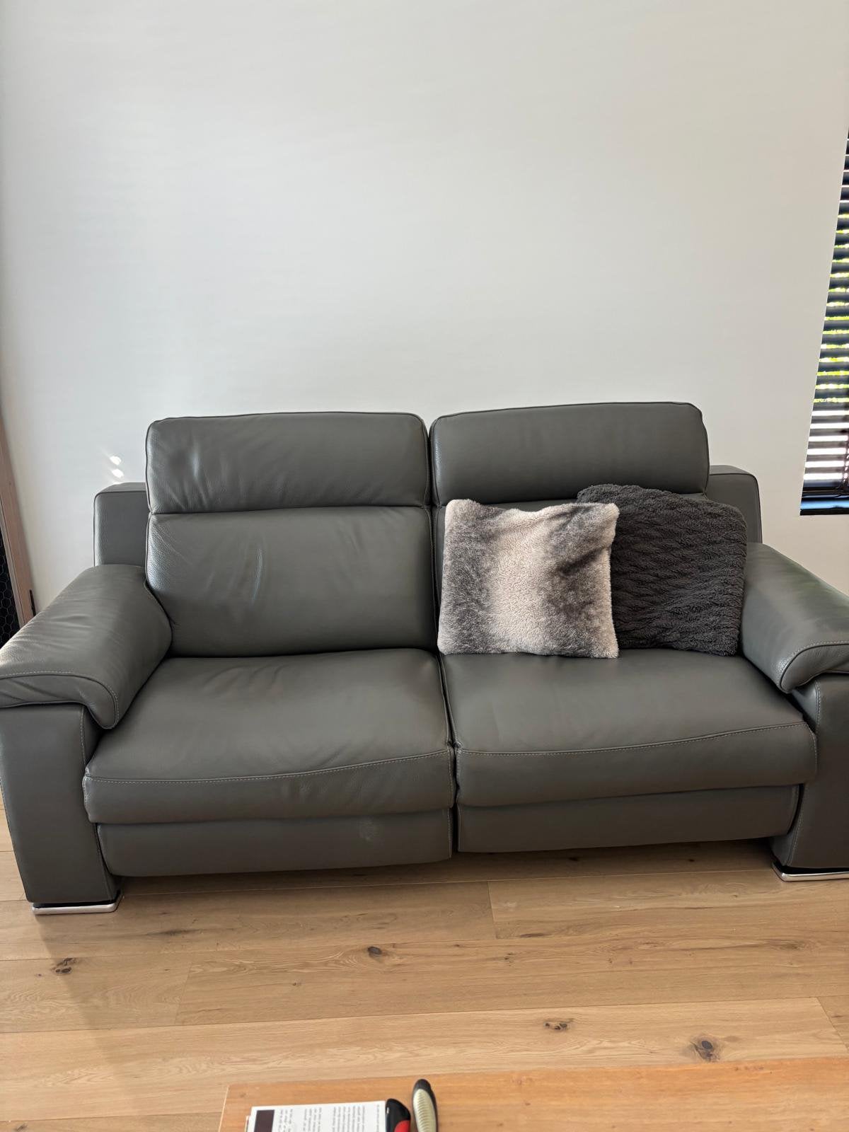 Prachtige zetel te koop vol leder, Huis en Inrichting, Ophalen, Zo goed als nieuw