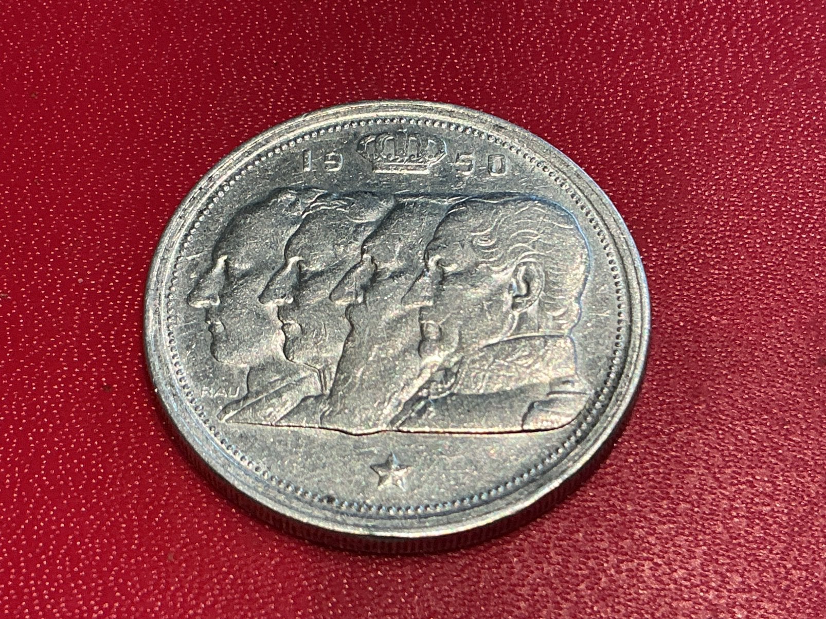 België 100 Francs 1950 Frans zilver, Ophalen of Verzenden, Zilver