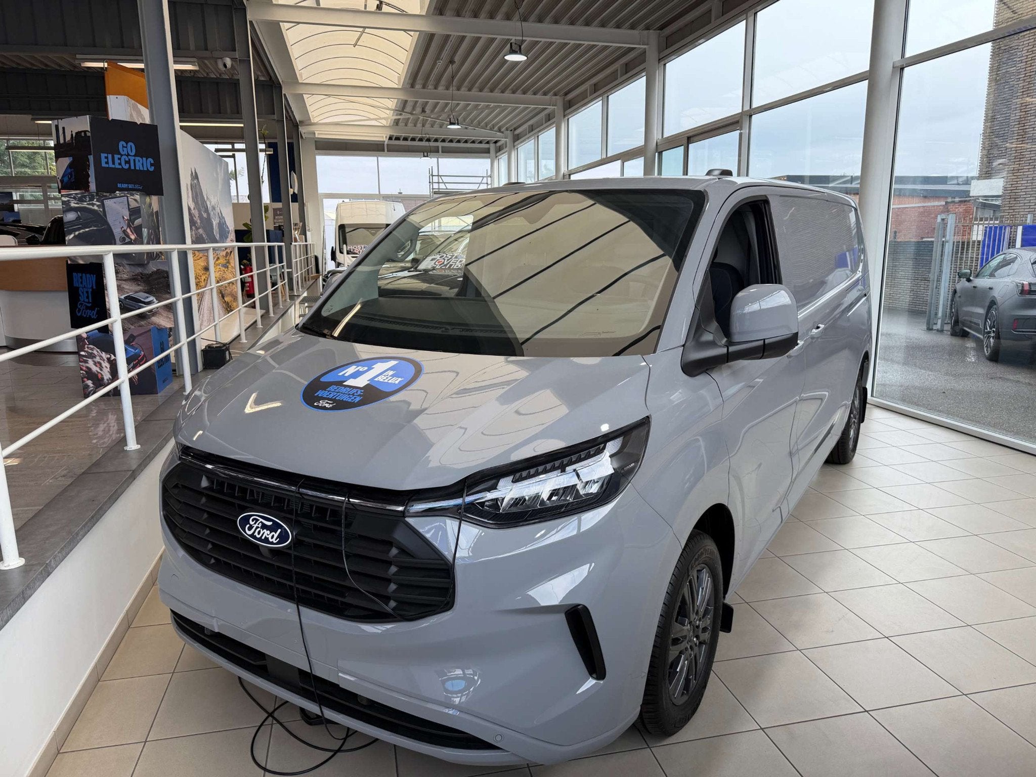 Ford Transit Custom Ford Custom - Nieuwe wagen - Snel leverb, Auto's, Nieuw, Overige carrosserie, Zilver of Grijs, Parkeersensor