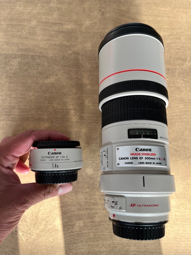 Canon lens EF 300mm 1:4 L IS Ultrasonic, Ophalen, Canon, Telelens, Zo goed als nieuw