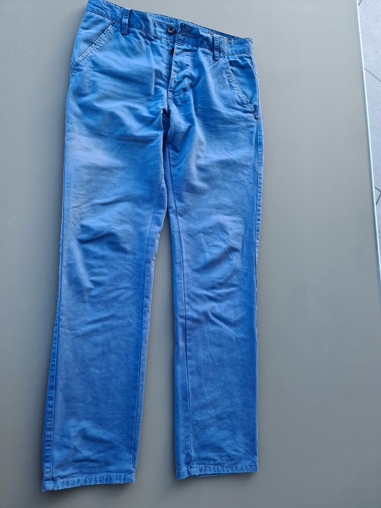 Blauwe broek, Jack & Jones, M, Vêtements | Hommes, Pantalons, Enlèvement, Comme neuf