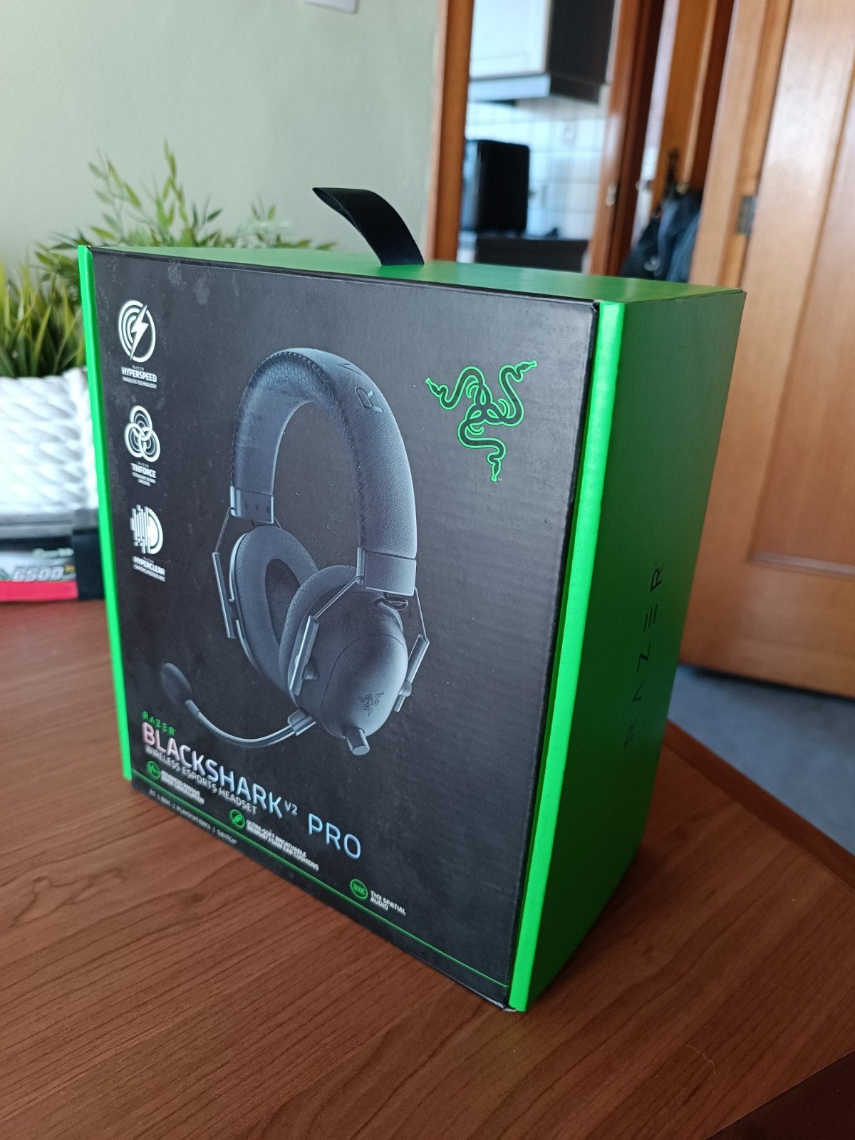 Razer blackshark v2 pro wireless Esports. Thx 7.1 sur., Computers en Software, Headsets, Ophalen, Zo goed als nieuw, Draadloos