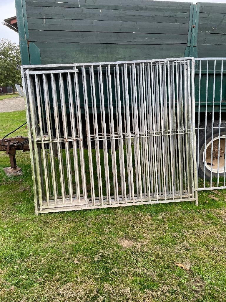 Kennelpanelen, spijlpaneel, hondenren, hondenkennel, Enlèvement, Utilisé, 100 cm ou plus, Chenil chien