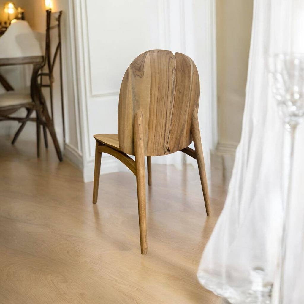 Massief houten stoel (meerdere stuks in stock) 'Merle', Enlèvement