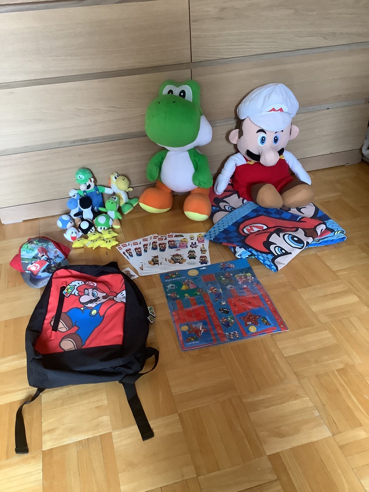 Pakket Super Mario in zeer mooie staat, Kinderen en Baby's, Speelgoed | Knuffels en Pluche, Ophalen of Verzenden, Zo goed als nieuw