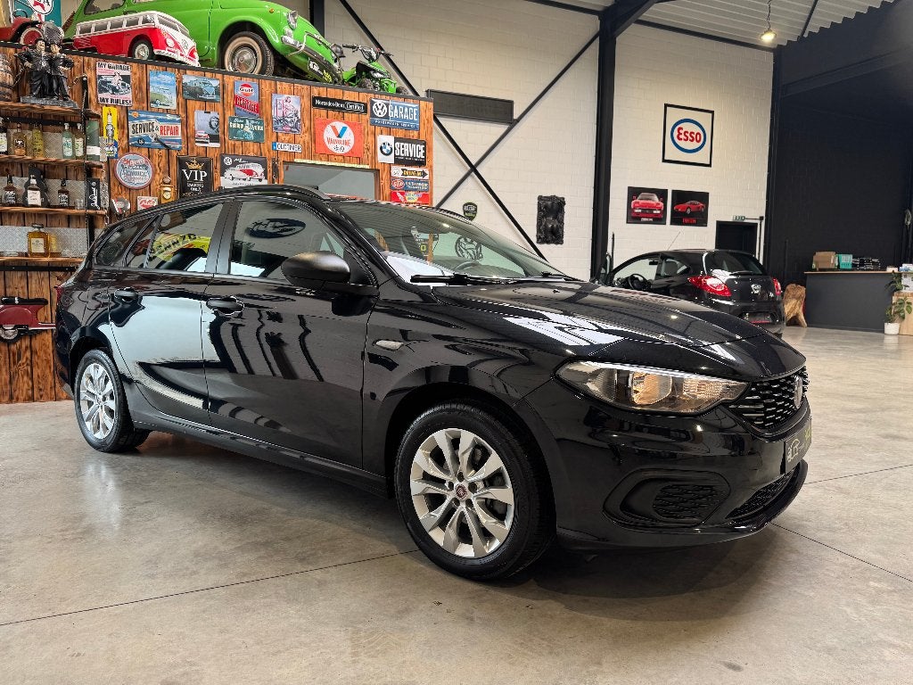 FIAT TIPO - 1.4 BENZINE - 93.000KM - TOPSTAAT - GARANTIE -, Auto's, Stof, 4 cilinders, Blauw, Multifunctioneel stuurwiel