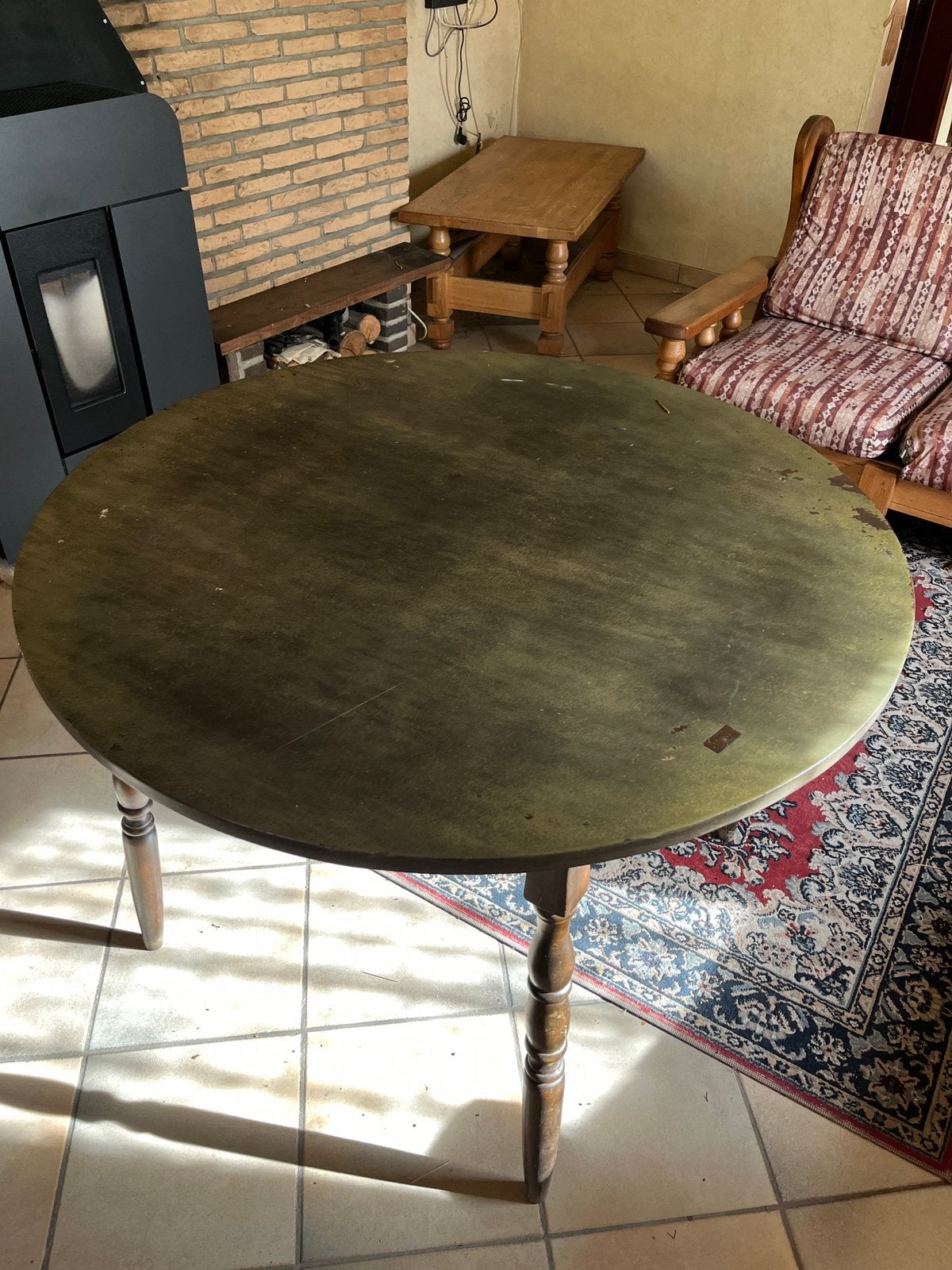 Table à manger ronde, Antiquités & Art, Enlèvement