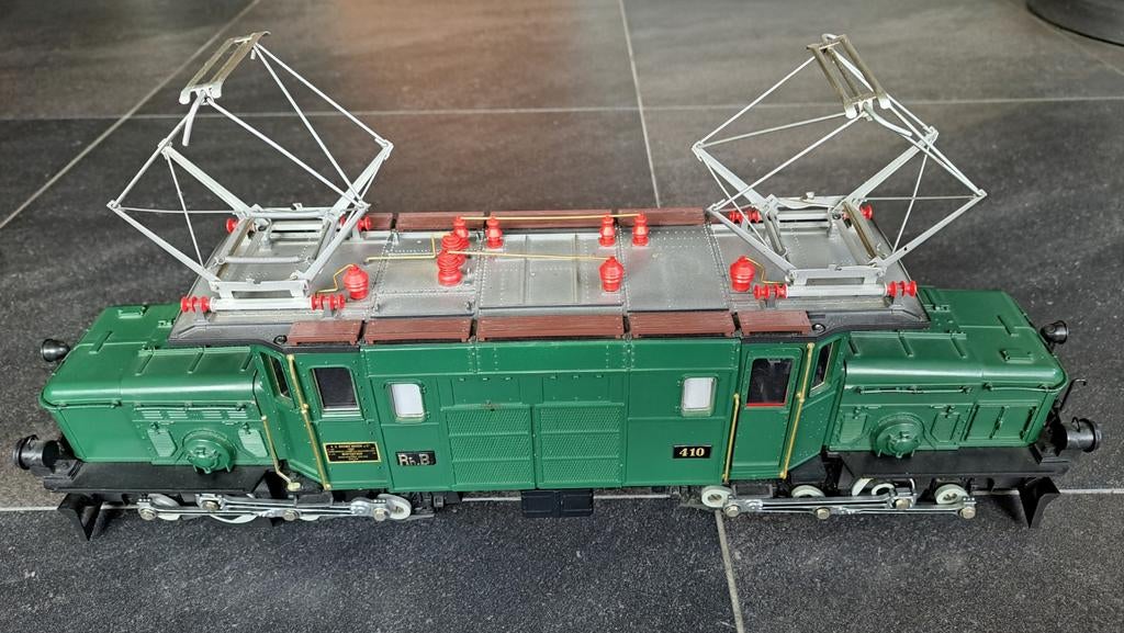 LGB 22400 RhB Krokodil digitaal (schaal G), Hobby en Vrije tijd, Modeltreinen | Overige schalen, Ophalen, Gebruikt, Locomotief