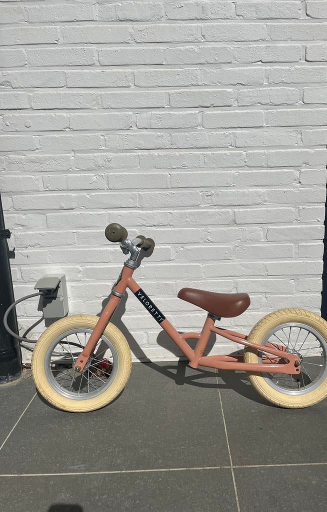 Veloretti Mini loopfiets Blazing Salmon, Ophalen, Zo goed als nieuw