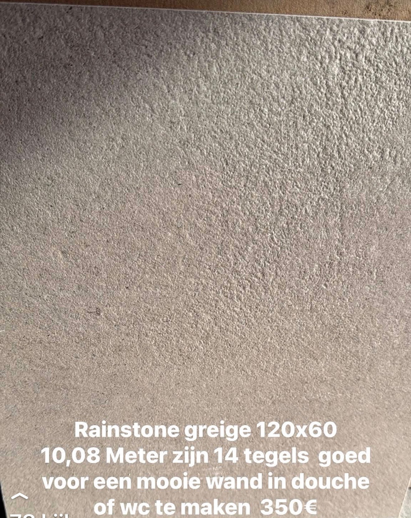 Tegels wand 120x60, Ophalen, Zo goed als nieuw