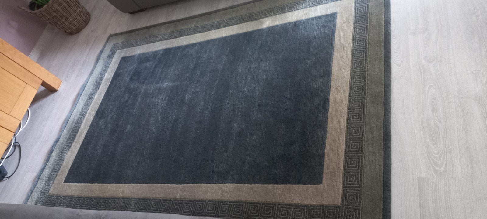 Vloerkleden - Tapijt - mat, Maison & Meubles, Enlèvement, Comme neuf, Gris, Rectangulaire