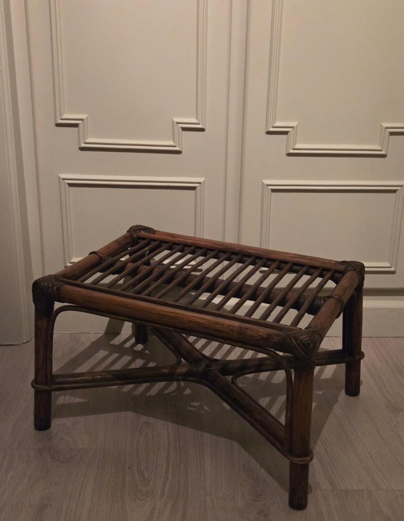 VOETENBANKJE - ROTAN, Huis en Inrichting, Ophalen