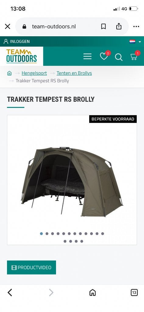 Trakker rs brolly, Enlèvement, Neuf