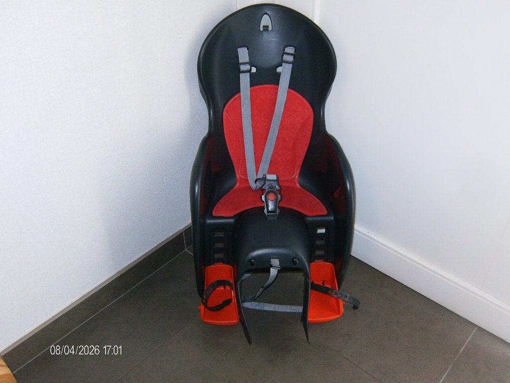 kinderfietsstoel, Fietsen en Brommers, Ophalen, Achterzitje, Voetsteuntjes, 22 t/m 36 kg