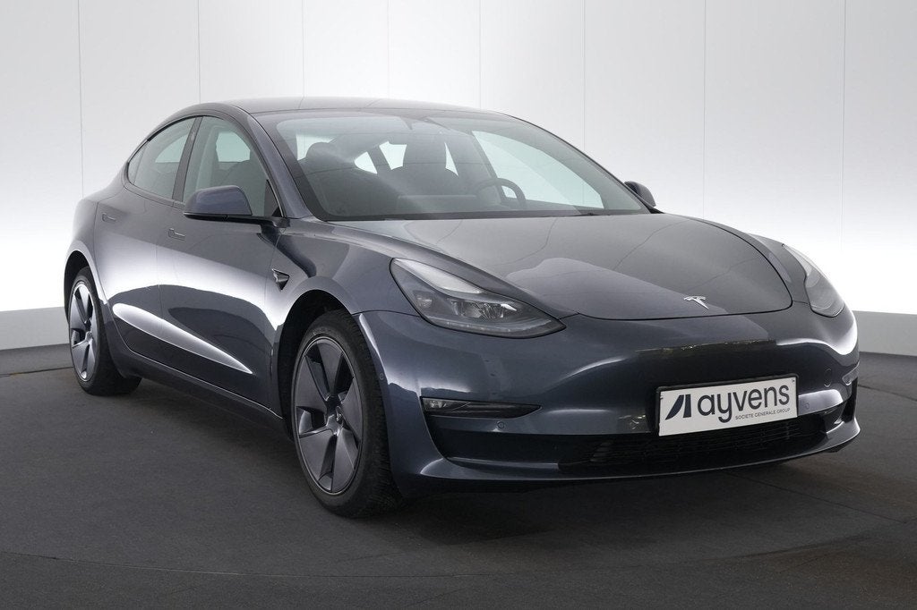(2BSE385) TESLA MODEL 3, Autos, Tesla, Cuir, Argent ou Gris, Achat, Phares entièrement LED
