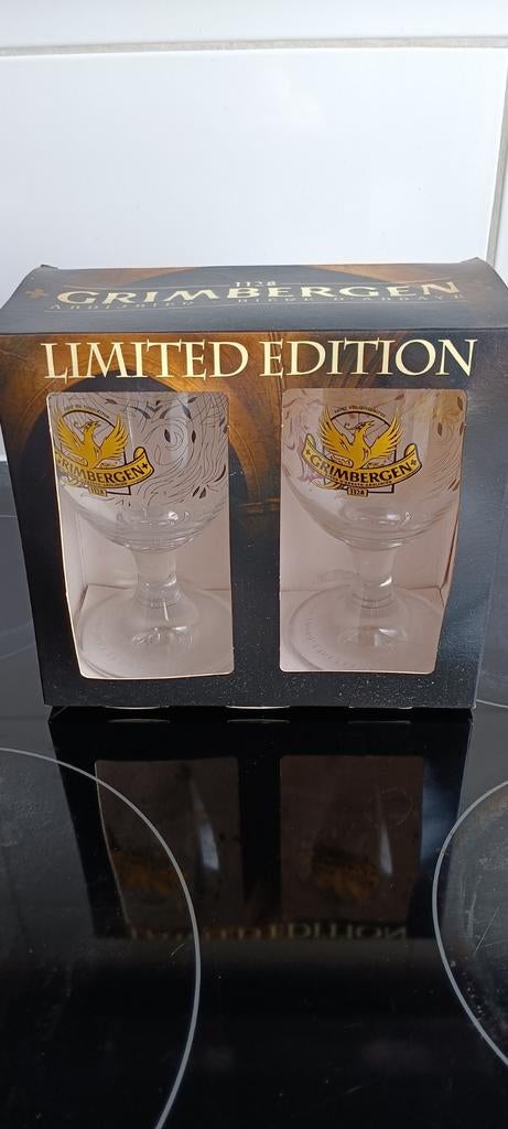 Bierglazen Grimbergen speciale editie, Ophalen