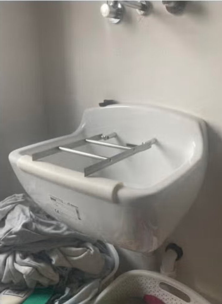 uitgietbak uitlekbak, Ophalen, Gebruikt