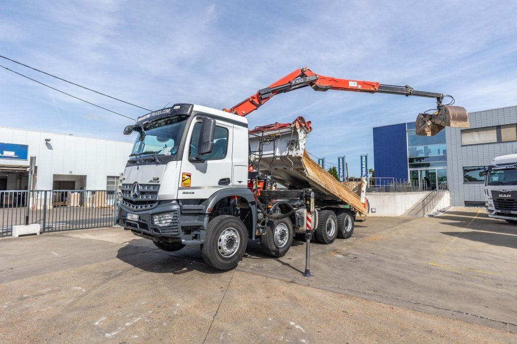 Mercedes-Benz ACROCS 3243 BB+BIBENNE+ BAE HYDR+FASSI 16T/m+2, Achat, Euro 6, Entreprise, Mercedes-Benz