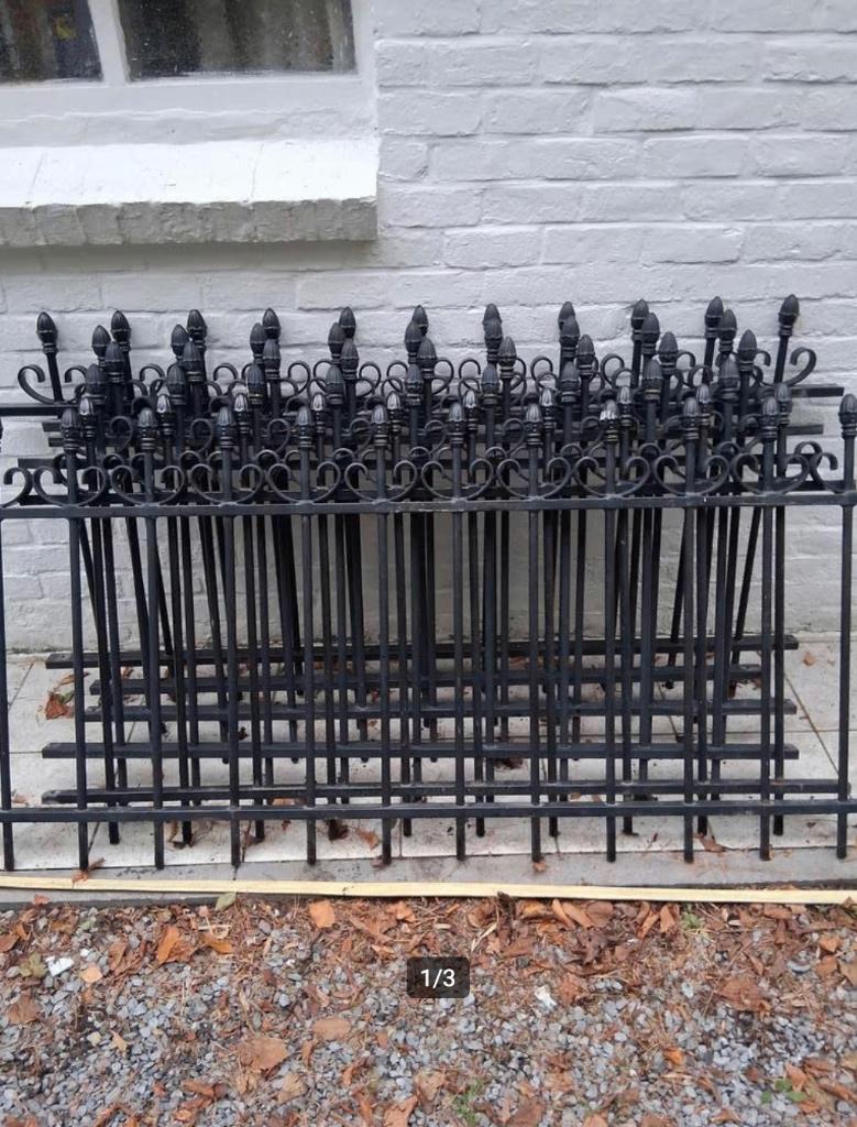 tuinhekken, Ophalen, Gebruikt, IJzer, Sierhekwerk