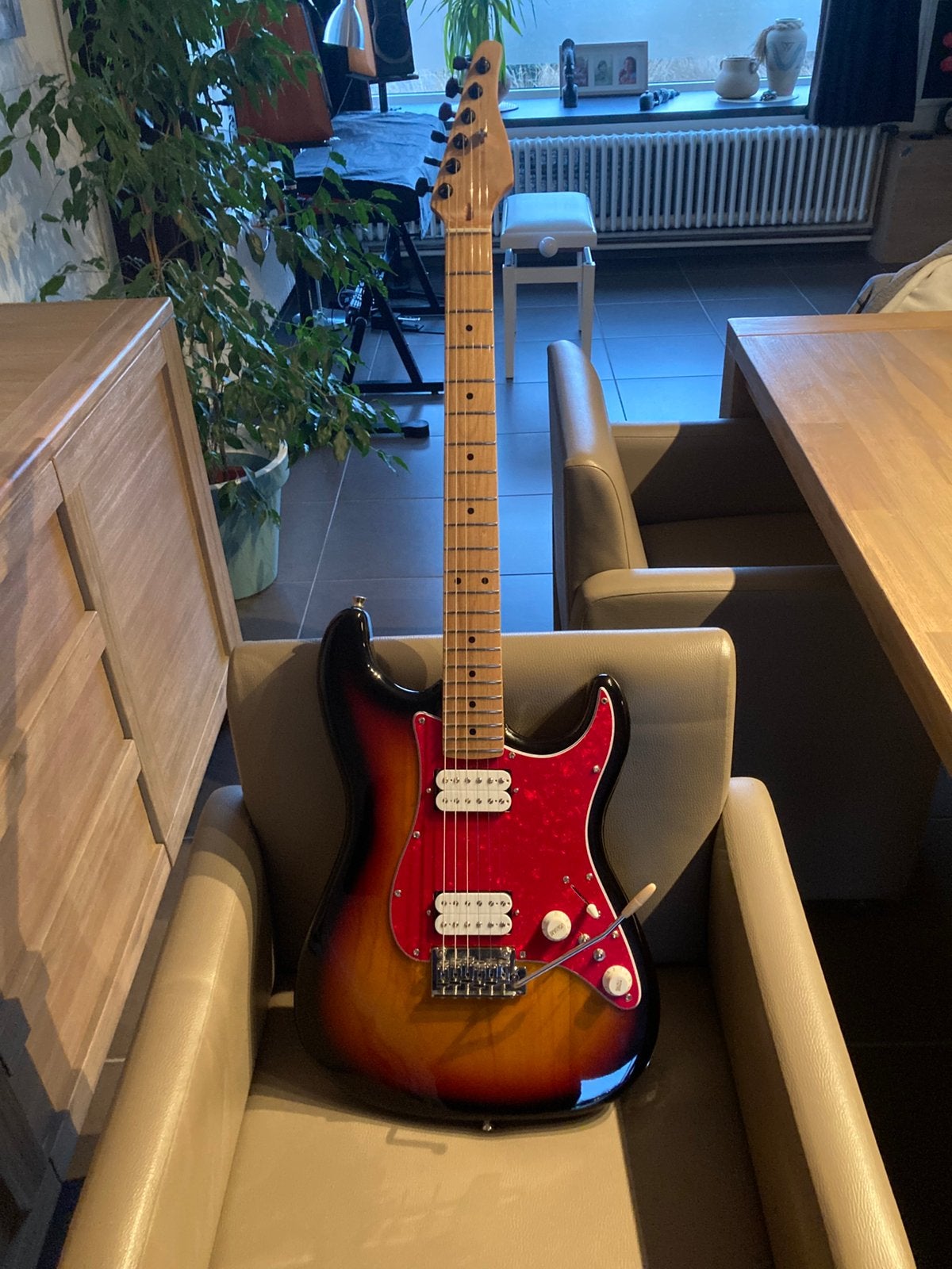 Zelf samengestelde gitaar, Ophalen, Zo goed als nieuw