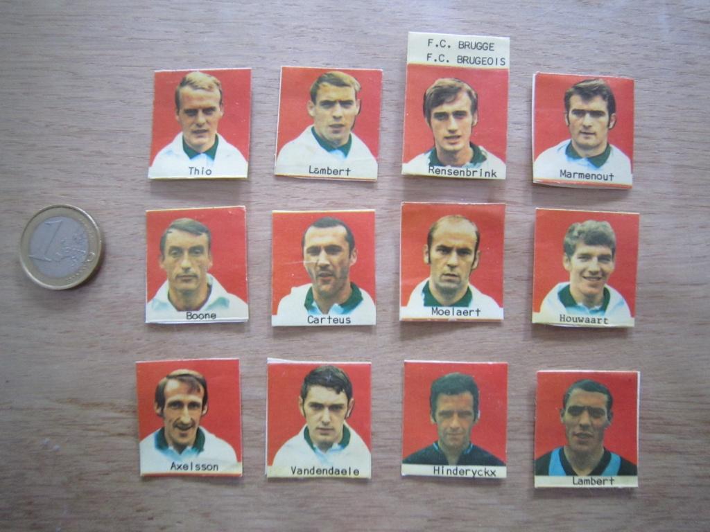 Retro/vinage sticker - 12 Ministickers club brugge, Verzamelen, Stickers, Zo goed als nieuw, Sport, Ophalen of Verzenden