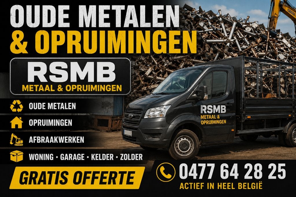 Oud ijzer en opruimingen, Enlèvement, Fer