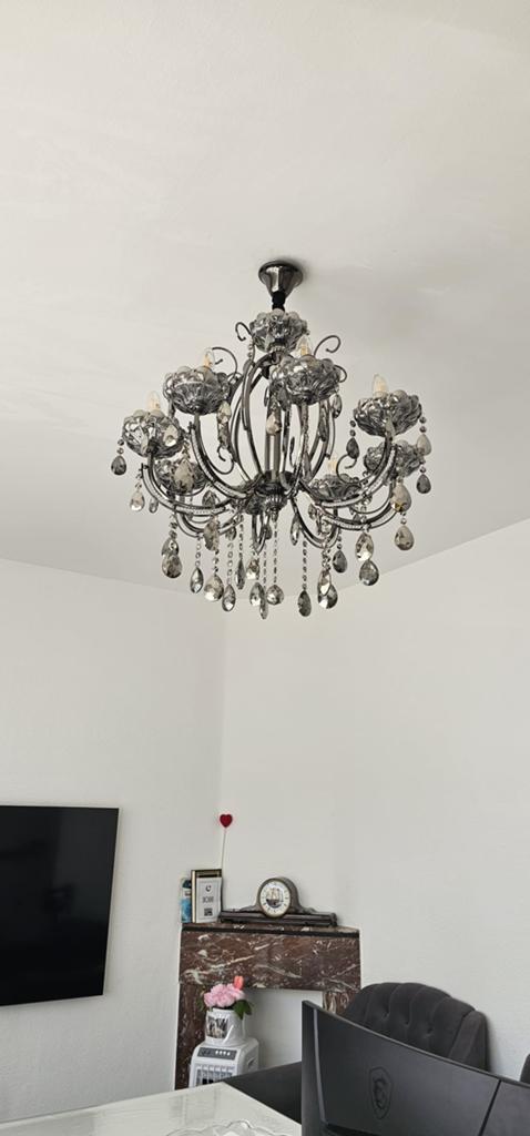 Luster te koop, Ophalen, Zo goed als nieuw, Glas, Luxe