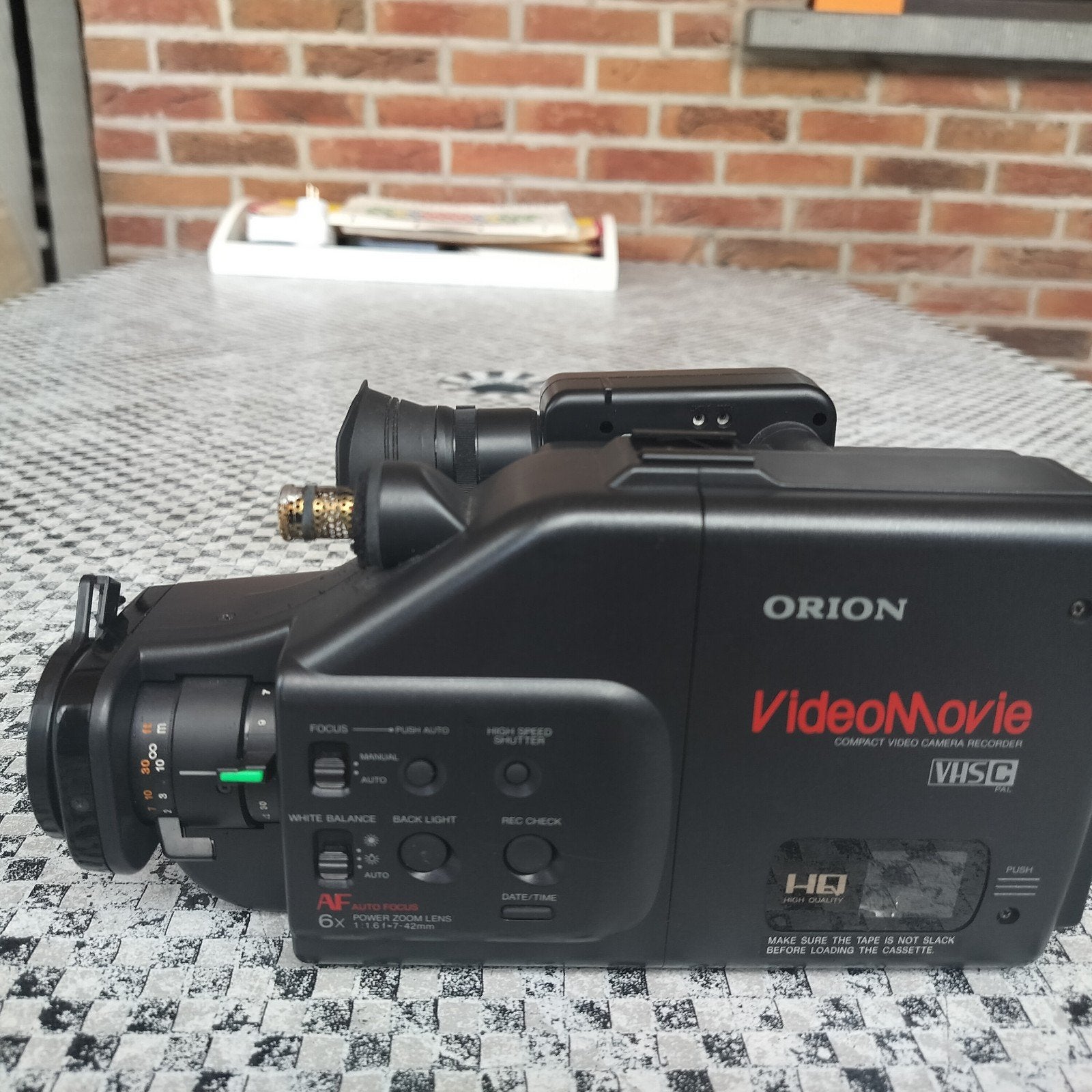 camera Orion en video speler sharp, Ophalen