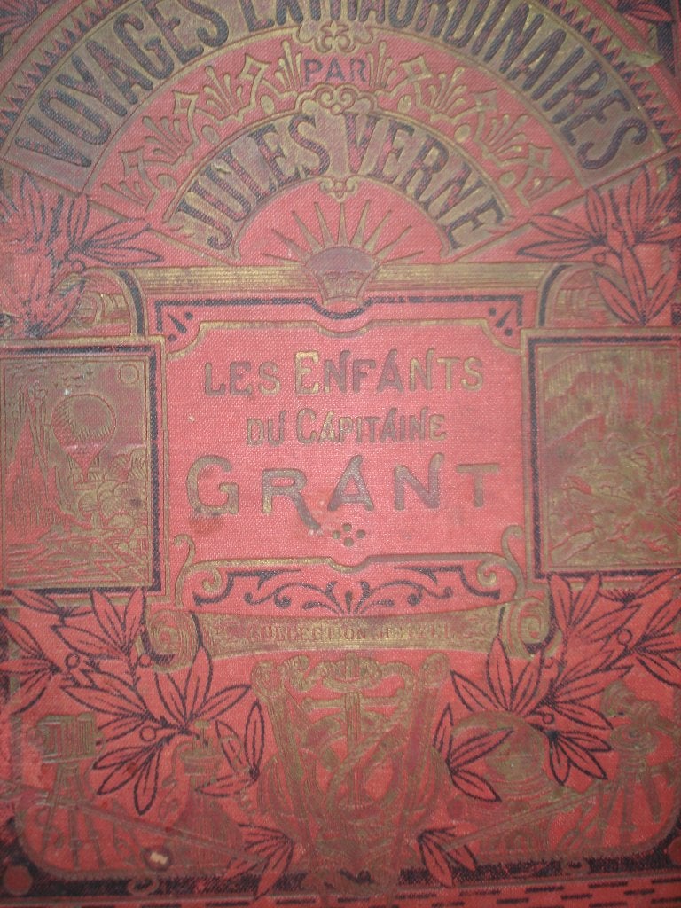 1926 J. Verne les Enfants du Capitaine Grant Hetzel, olifant, Antiek en Kunst, Antiek | Boeken en Manuscripten, Ophalen of Verzenden