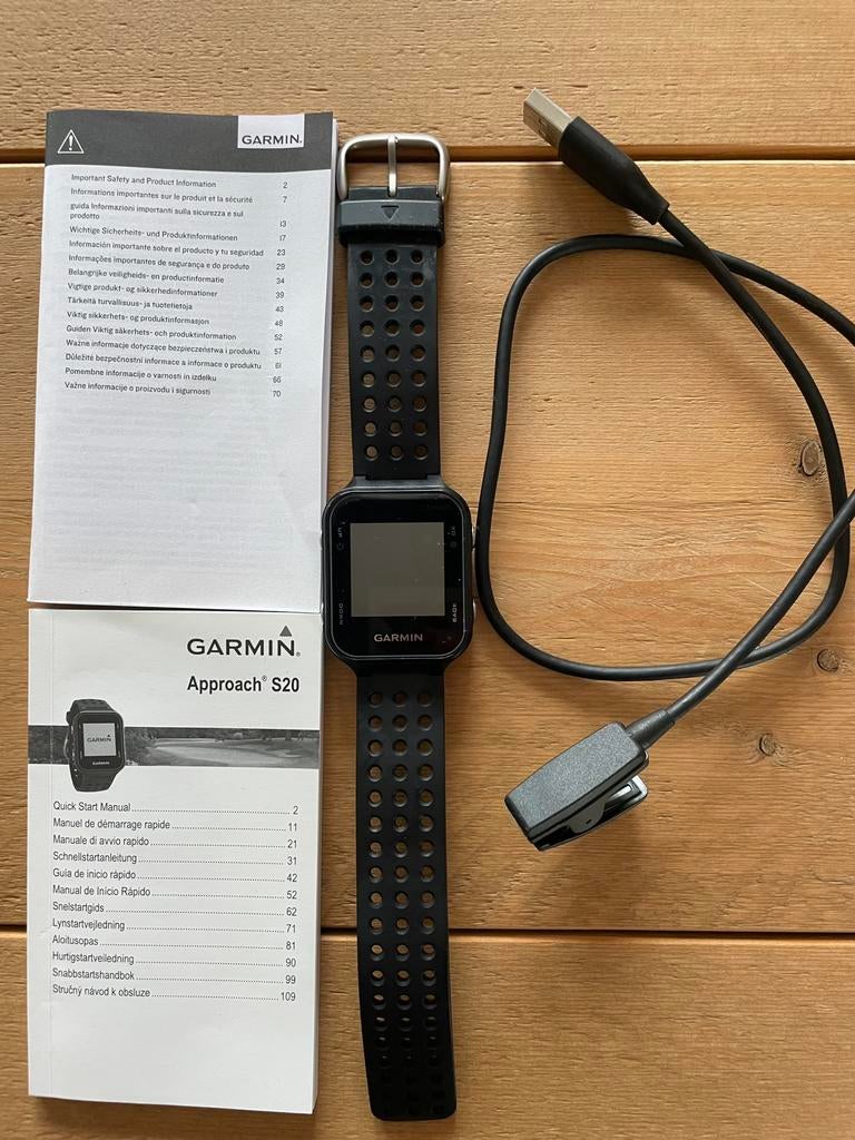 Golfhorloge Garmin Approach S20 te koop, Enlèvement, Comme neuf