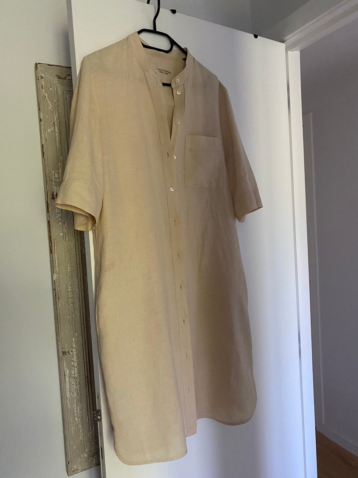 Nieuw dameskleedje in beige linnen Marco Polo, Ophalen of Verzenden, Zo goed als nieuw, Beige
