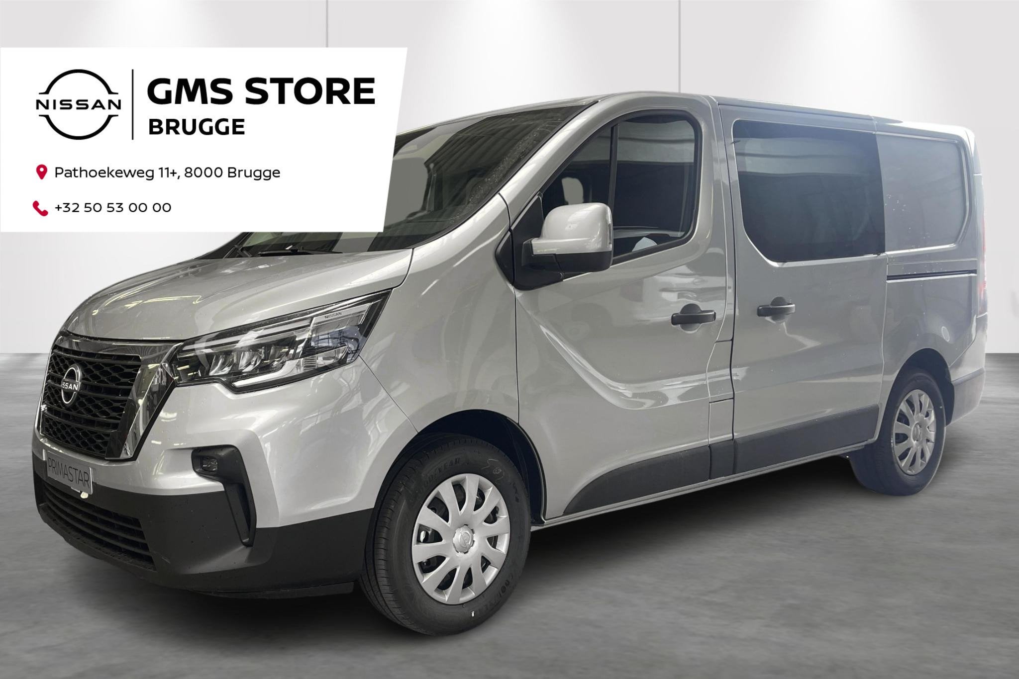 Nissan Primastar L1H1 2.0 dCi 150 N-Connecta DC 2.9T Double, Auto's, Bestelwagens en Lichte vracht, Bedrijf, Te koop, Adaptive Cruise Control