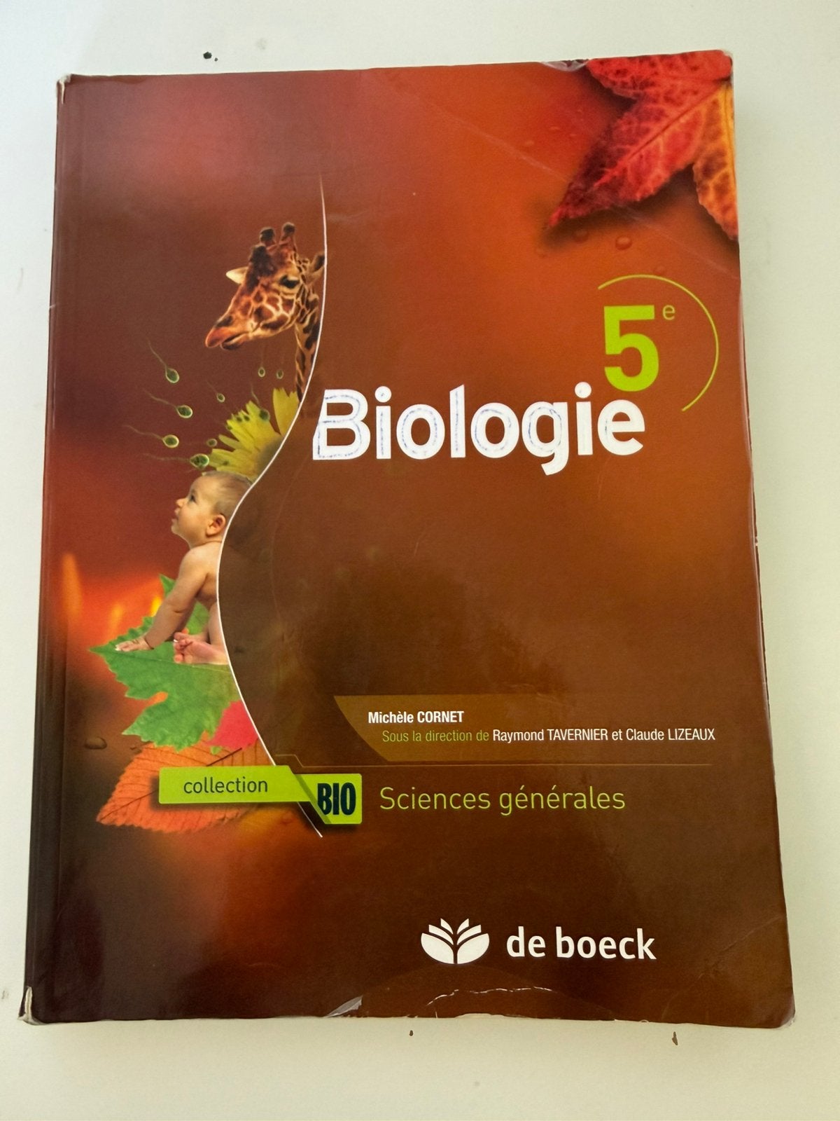 Biologie 5e sciences générales, Livres, Enlèvement, Comme neuf, Biologie