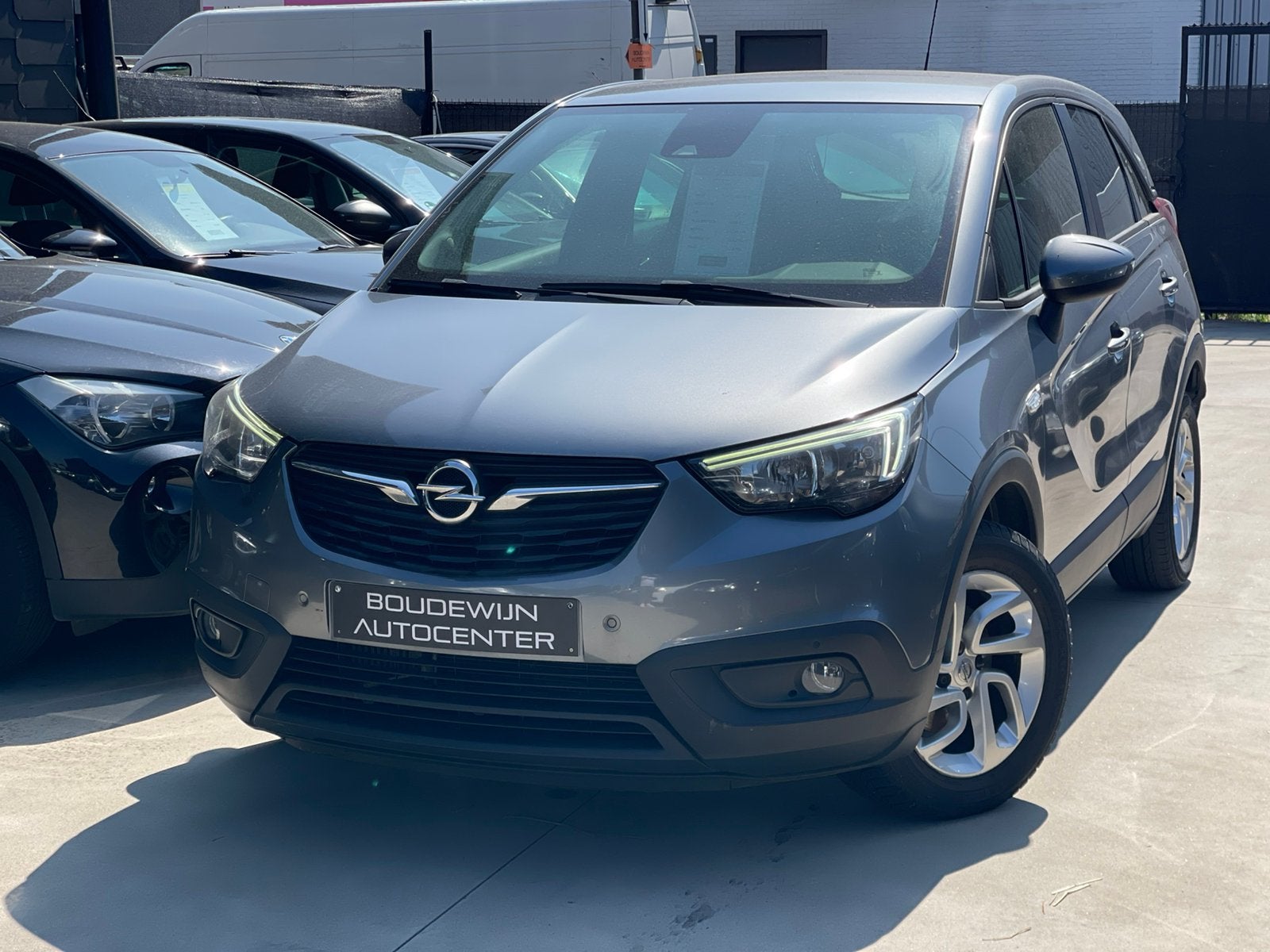 Opel Crossland X 2018 benzine 91.xxxkm Gekeurd Garantie Top!, Autos, Opel, Argent ou Gris, Achat, Garantie prolongée, Noir