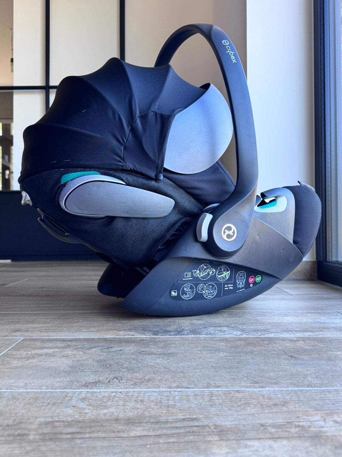 Cybex Cloud Z2 i-size sepia black in mooie staat!, Mode veille, Comme neuf, Enlèvement, Ceinture de sécurité ou Isofix
