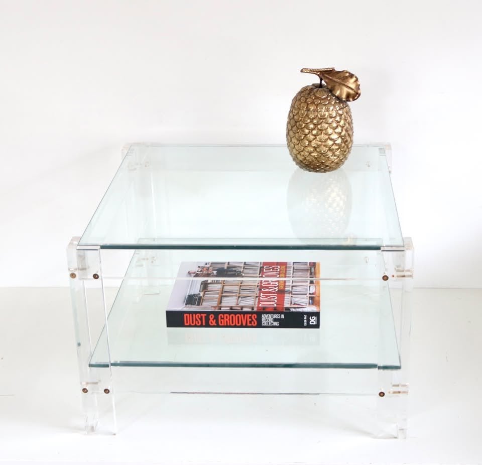 1970s Design Coffee Table - Lucide Salontafel, Huis en Inrichting, Tafels | Salontafels, Ophalen, Zo goed als nieuw, Vierkant