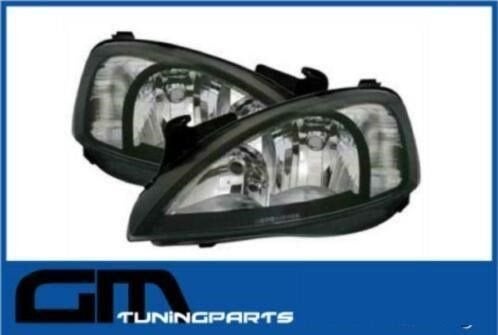 # Zwarte heldere koplampen opel corsa c #, Neuf, -, Opel, -