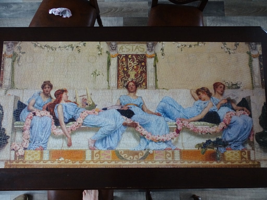 puzzel 3000 stuks Panorama, Hobby en Vrije tijd, Ophalen, Meer dan 1500 stukjes, Gebruikt, Legpuzzel