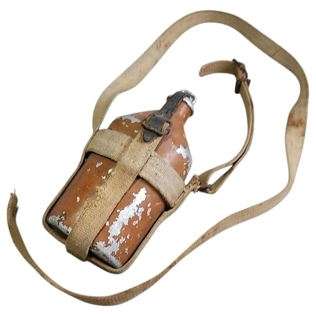 Keizerlijk Japans Leger - Type 38 (Meiji 38) drinkfles, Verzamelen, Ophalen of Verzenden