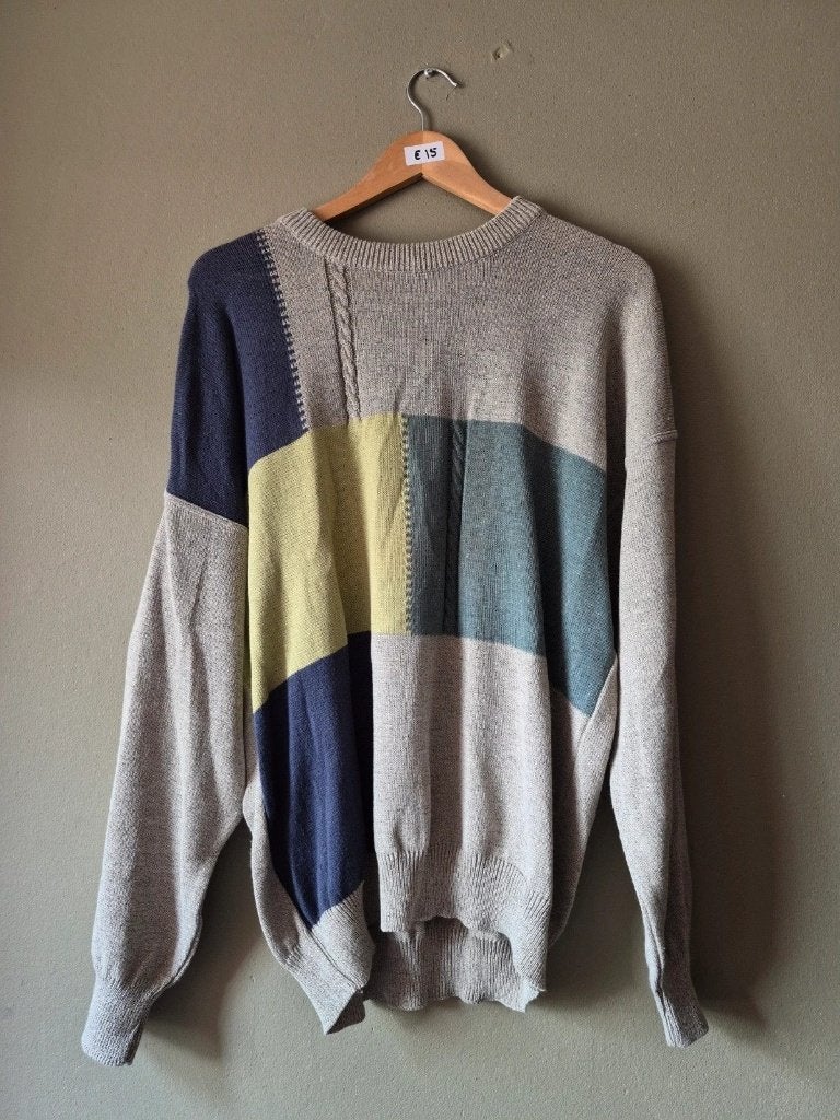 Exclusive | Lange mouwen | L | oversized | vintage | opa, Exclusive, Enlèvement ou Envoi, Multicolore, Taille 52/54 (L)