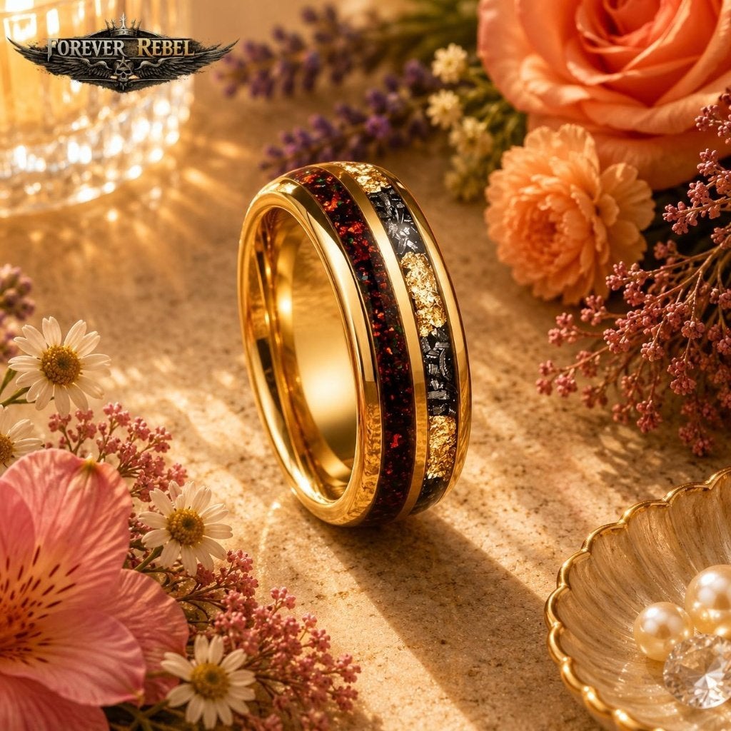 Wolfraam Trouwringen - Valtor Flame Goud - Diverse Maten, Overige materialen, Verzenden, Nieuw, Dame of Heer