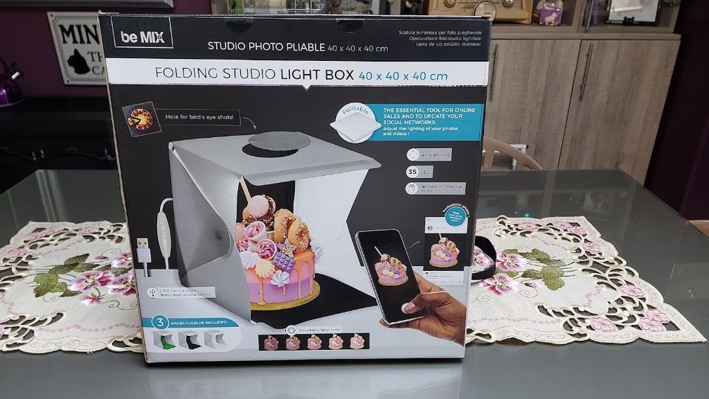 BE MIX I fotostudio set - 40x40x40. Nieuw, nog in verpakking, Ophalen, Nieuw